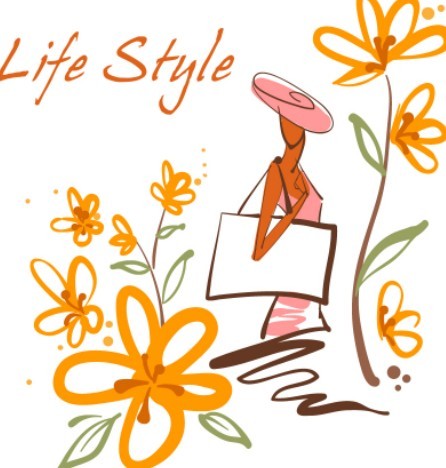Fashion Hand Drawn Vector Spring Girl 04