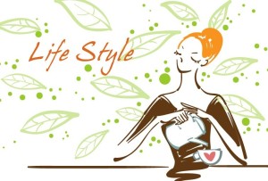 Fashion Hand Drawn Vector Spring Girl 05