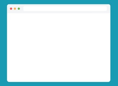 Flat Blank Browser Mockup PSD