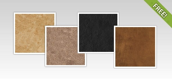 4 Leather Background Textures