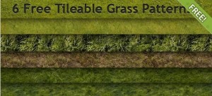 6 Tileable Grass Photoshop Patterns