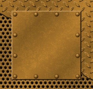 Vector Metal and Rivets Background 05