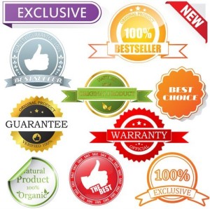 Vector Sales Label and Badge Set 01