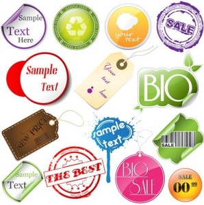 Vector Sales Label and Badge Set 02