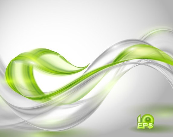 Colorful Abstract Swirls Background Vector 04
