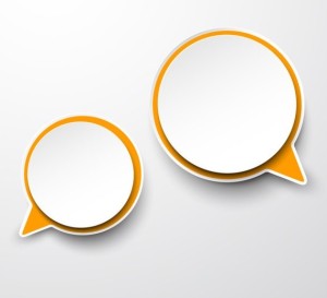 Smooth Paper-Like Chat Bubble Vector Labels 02