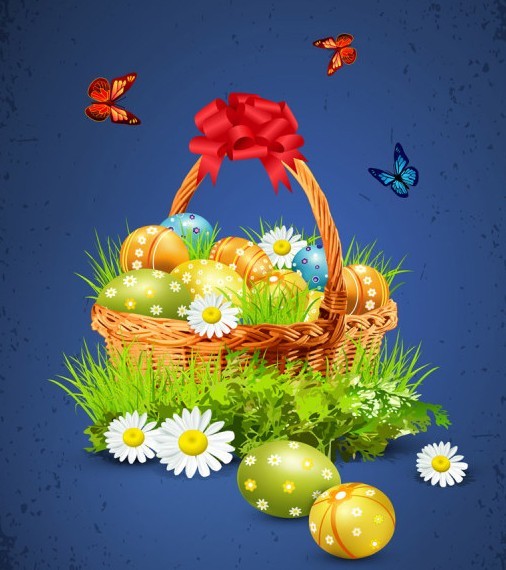 Creative Easter Eggs Vector Design 01