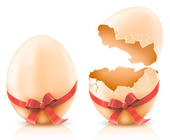 Creative Easter Eggs Vector Design 02