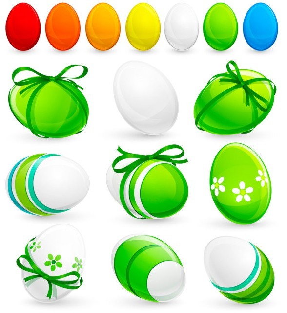 Creative Easter Eggs Vector Design 06