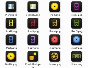 275+ Elegant App Icon Set (PNG and PSD)