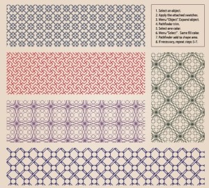 Vector Retro Pattern Background 03