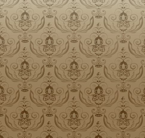 Vintage Seamless Floral Background 02