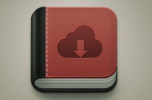 Elegant PSD Book App Icon