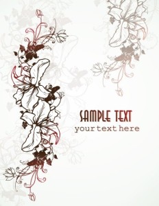 Primitive Simplicity Spring Flower Background Vector 03