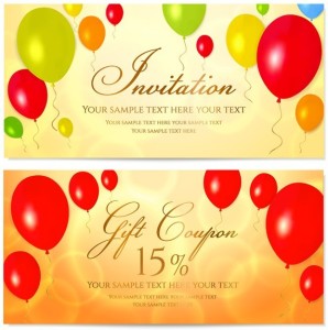Golden Gift Coupon Cards Vector 02