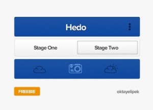Minimal Mobile Basic UI Kit PSD