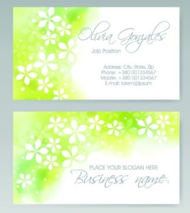 Vector Vertical Business Card Set 05