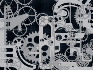 Technology Pattern Gear Vector Background 02