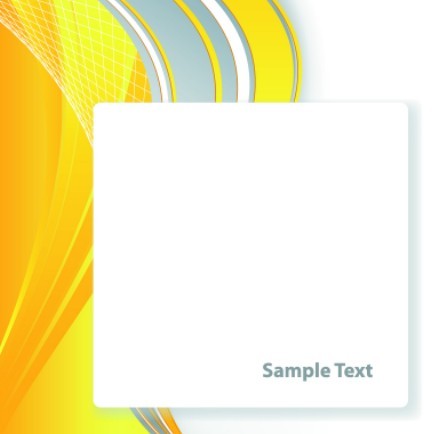Vector Trendy Abstract Background with Wavy Curves 03
