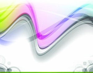 Vector Trendy Abstract Background with Wavy Curves 05
