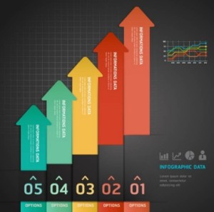 Colorful Paper Number Labels For Infographic Data 04