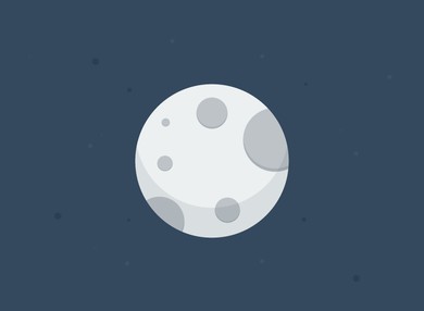 Flat Full Moon PSD