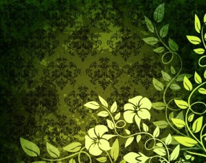 Gorgeous Vintage Flower Background Vector 02