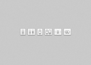 Super Light Switches PSD