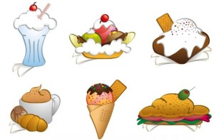 Cartoon Food Vector Illustration