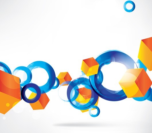 Colorful Abstraction Vector Text Background 03