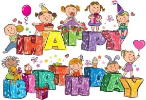 Cartoon Happy Birthday Vector Illustion