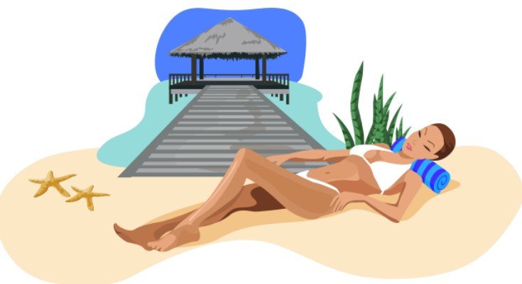 Vector Cartoon Happy Summer Day Design Elements 02