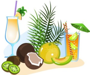 Vector Cartoon Happy Summer Day Design Elements 03