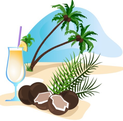 Vector Cartoon Happy Summer Day Design Elements 05
