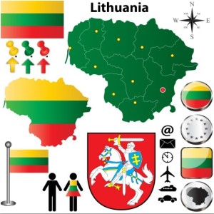 Vector Lithuania Information Graphic Elements