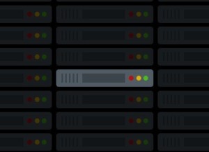 Flat Web Server Icons PSD