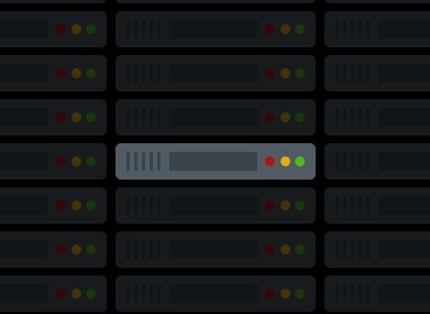 Flat Web Server Icons PSD