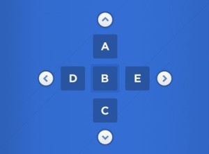 Simple Slider with Arrows PSD Interface