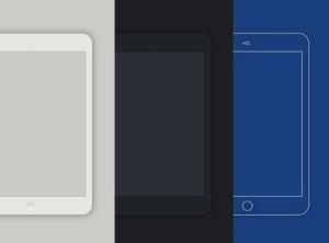 iPad Mini PSD Template