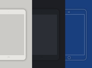 iPad Mini PSD Template