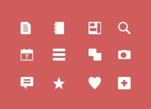 Flat and White Orphans Icons PSD