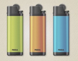 Colorful Vector Simple Lighters