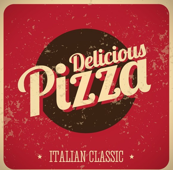 Retro Vintage Restaurant Poster Background Vector 03