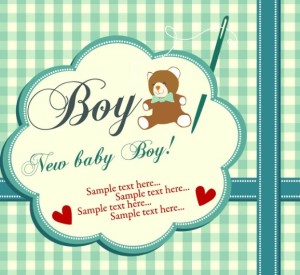 Vector Cartoon Sticker Label 03
