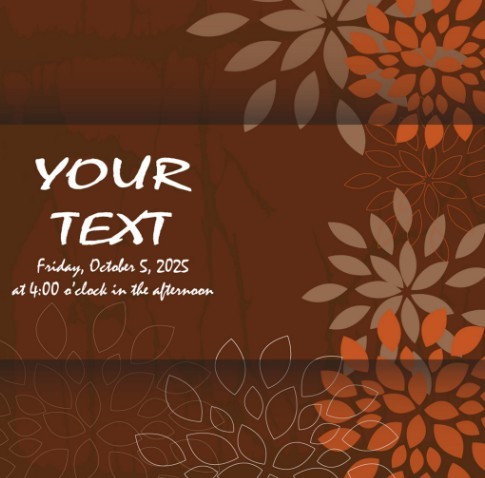 Vintage 3D Feel Floral Background 01
