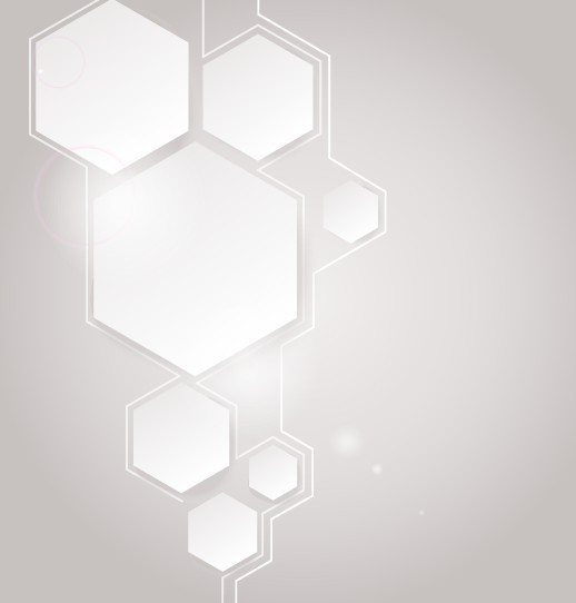 Free Simple White Hexagon Abstract Vector Background - TitanUI