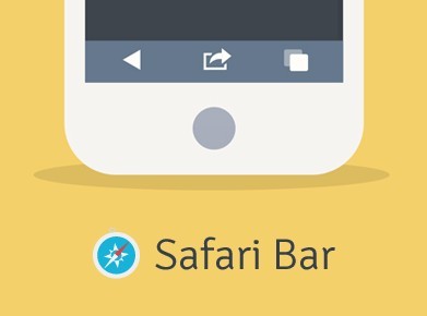 Safari Web Browser Bar PSD