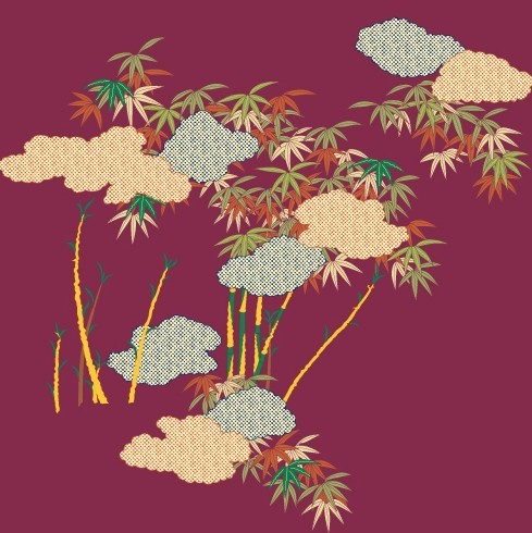Simple Classical Bamboo Vector Illustration 01