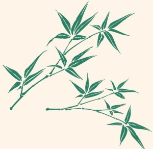 Simple Classical Bamboo Vector Illustration 03