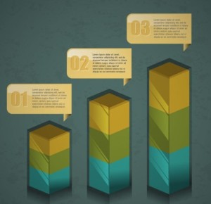 Vector Creative Data Display Elements For Infographic 01